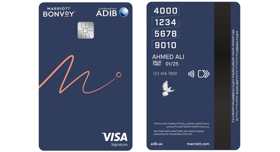 New ADIB Marriott Bonvoy Visa cards in the UAE offer points on everyday spend and a status fast track image from news.marriott.com