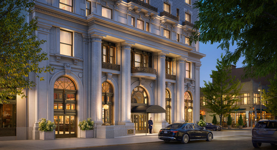 The Ritz-Carlton Residences, Brooklyn Heights targets 2029 completion in the former Renaissance Revival Hotel Bossert image from news.marriott.com